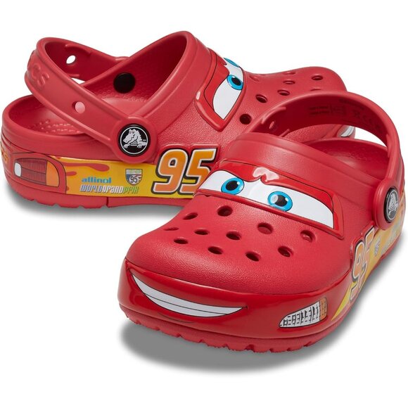 Crocs Unisex Child Crocband Cars Lightning McQueen Clogs Light Up Shoes - Picture 10 of 11